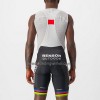 Set Fietsshirt + Korte Koersbroek 2023 Soudal Quick-Step Wereld Kampioenschap Veelkleurig Wit